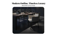 Modern Italian Design Upholstered rotating Chair Light Luxury Aesthetic Vanity Seat Ergonomic contouredd spine Seating Furniture Stable Pedestal Base for Homeowners, Business Owners, Adults, Dining Room, Restaurant, Home Office, Reception Area