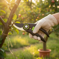 Non-Slip Grip Bypass Pruning Shears Safety Lock Labor-Saving Bypass Pruners Sharp Blade Heavy Duty Garden Pruners Clean Cuts for Gardeners, Florists, Landscaping, Yard Work, Flower Arranging