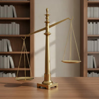 Gold Metal Balance Scale Classic Design Home Decoration for Office