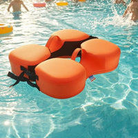 Inflatablenon-Inflatable Baby Swimming Buoy Soft Textile Cover Underarm Buoy Collar Padded Infant Swim Collar Adjustable Strap
