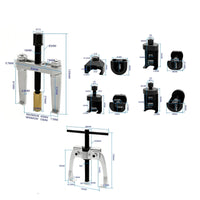 6 Pieces Wiper Arm Puller with Case Portable Windshield Wiper Arm Puller Anti-Rust for Repair Shops