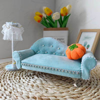 1:12 Scale Dollhouse Miniature European Style Sofa Bed