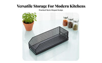 Kitchen Cabinet Pull-out Organizer Space Saving Pull-out Cabinet Basket Large Capacity Sliding Drawer Storage Rack for Pantry, Washroom, Office