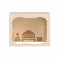 Wooden Hamster Smooth Edges Stackable Hamster House Gnaw Pet Supplies