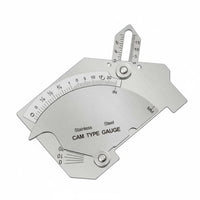 Rust-Resistant Stainless Steel Joining Inspection Ruler Long-Lasting Stainless Steel Joining Gauge Adjustable Locking Nut Cam Type Fillet Weld Gauge Includes Storage Pouch for Fabricators, Metalworking