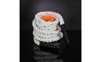 Heavy-Duty Battle Rope Braided Battle Rope with Shielded Wrap Thick Long-Lasting for Fitness Enthusiasts, Athletes, Functional Fitness, Home Gym