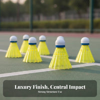 12 Pieces Foam Head Training Shuttlecock High Nylon Shuttlecock Birdie for Beginners, Kids, Outdoor, Park, Gym