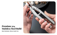 Stainless Steel Clam Unseal Er Labor-Saving Clam Unseal Er Seafood Shell Splitter Long-Lasting Tool Ergonomic Design