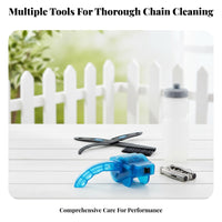 Bike Chain Washer 360° Rotating Brushes Bike Chain Cleaner Tool Quick Deep Clean