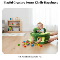 Anti-Fall Design Cuddly Creature Chair All-Around Support creatureShaped Cuddly Baby Seat Soft and Comfortable Sit-up Aid Skin-Friendly for Toddlers, New Moms, Floor Use, Indoors, Living Room, Playroom