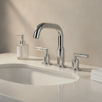 3 Hole Washroom Faucet Deck Mounted Tap Modern Hardware for Washroom