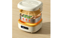 Heated Lunch Box Self-Heating Portable Meal Warmer Rechargeable Stainless Steel Container for Travel