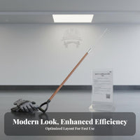 Long Reach Fire Hook Sturdy Emergency Drag Hook Sturdy Construction Carbon Fiber Pike Pole for Firefighters, Parking Garages, Warehouses, Substations
