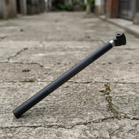 Cycle Seatpost with Clamp Matte Bike Seat Pillar with Clamp High Strength Hardware for Cyclists, Commuters, Folding Bikes