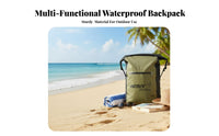 Double Shoulder Straps Waterproof Backpack Long-Lasting Waterproof Backpack Sack Large Capacity for Swimmers, Beachgoers, Swimming, Beach
