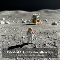 1:64 Miniature Astronaut Figure Collectible 1:64 Miniature Astronaut Figurine Taikonaut Model High Intricacy Miniature Astronaut