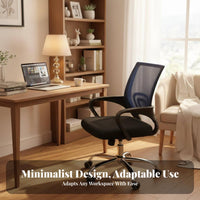 Ergonomic Design Mesh spine rotate Chair Adjustable Height Office Furniture effortless Rolling Lumbar Support for Employees, Remote Workers, Students, Conference Room, Reception Area