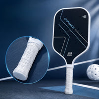 Pickleball Paddle with Carbon Fiber Face Anti-Slip Pickleball Paddle with Perforated Grip Paddles Rotation Racket Lightweight