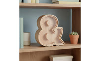 Natural Wood Wooden House Piggy Bank Great Gift Decorative Wooden Currency Bank Large Capacity Transparent Currency Box for Nursery, Desktop