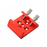 Anodized Finish Locator Scope Base Knurled Thumb Screws Locator Scope Mount Bracket Multiple Mounting Holes Mount Base Threaded Hole