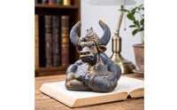 Bull Monster Figurine Gothic Bull Bust Statue Monster Bust for Bookshelf