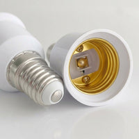 E14 to E27 Adapter for Light Fixture, Heat Resistant Converter with Rated Current 10A, Single Bulb Base Adapter, 36mm X 62mm Small Screw Fit