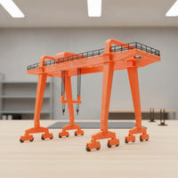 Gantry Crane Model Kit Scale Gantry Crane Assembly Kit Detailed Hobby for Modelers, Railway Scenes, Dioramas