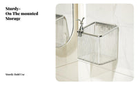 Adhesive Storage Cylinder Waterproof Shower Caddy Adhesive Mount Easy to Install