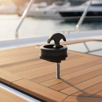 Round Flush Pull Latch Boat Deck Pull Latch Watertight Seal Flush Mount Lift Handle