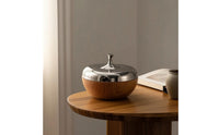 Storage Jar with Lid Bi Color Lidded Storage Jar Modern Container for Office