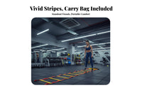 Multifunctional Agility Ladder Easy Setup Speed Ladder Portable Soccer Training Equipment Set Lightweight for Athletes, Coaches, Kids, Gym Workouts