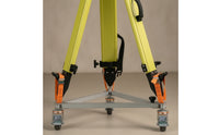 Surveying Tripod Trolley Rolling Tripod Base with Wheels Stable Support for Studios