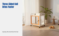 Pet Drying Box, Quiet Home Dryer, Large Capacity, Auto Temperature, Cat Grooming