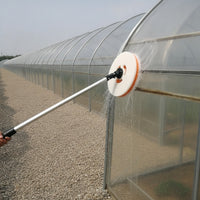Round Solar Panel Cleaning Brush Head High-Density Solar Brush Head Soft Lightweight for Homeowners