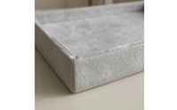 Velvet Jewelry Tray Textured Surface Rectangular Jewelry Tray Accessory Storage Gray Scratch Protection