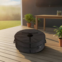 Slim Umbrella Weight Bag Long-Lasting Sand Bag with Strap Portable Fillable Sandbag Heavy Duty for Patio, Garden, Backyard