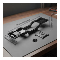 Aluminum Chassis and Gearbox Mount High Strength Metal Chassis Girder RC Car Main   for Rock Crawling