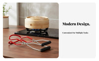 Anti-Scald Bowl Clamp Multi-Functional Heated Dish Grabber Gripper Dish Grabber Gripper S Non-Slip Grip Hot Plate Gripper
