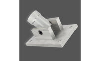 Steel Pole Ceiling Mount Rectangular Base Plate Dance Pole Mount Secure Fitness Equipment