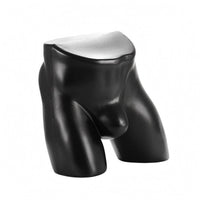 Men's Underwear Display Form Smooth Male Lower-Torso Mannequin Untextured Underwear Display Mannequin