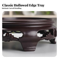 Round Plant Tray Floor Protection Round Flower Pot Base Potted Holder for Gardeners Enthusiasts, Balcony, Patio, Desktop