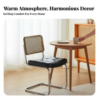Retro Design Cantilever Woven-Back Chair Multi-Purpose Seating Furniture Ergonomic Backrest Commercial Grade for Design Enthusiasts, Cafe Owners, Facility Managers, Dining Room, Restaurants, Home Office