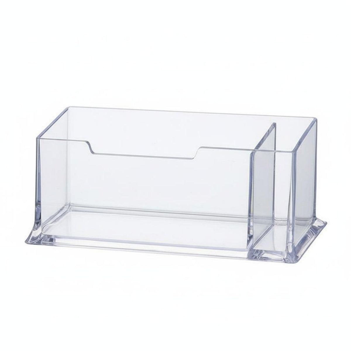 Card Holder Acrylic Clear Business Card Storage Organizer for Conference Booth