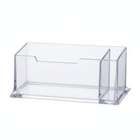 Card Holder Acrylic Clear Business Card Storage Organizer for Conference Booth