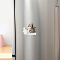Feline Whisker Holder 3D Printed Feline Whisker Keepsake Cute for Fridge