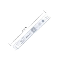 Precise Measurement 1:50000 Map Coordinate Scale Clear Markings Latitude Longitude Ruler Long-Lasting Geographical Coordinate Ruler Portable for Students