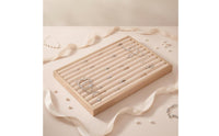 Velvet Jewelry Tray Shallow Rectangular Jewelry Tray Accessory Organizer Scratch Protection Storage Elegant Appearance