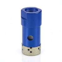 Brazed Diamond Step Core Drill Bit Precision Diamond Step Drill Bit Chip-Chip-Less Hole Opener with M10 Thread Heavy-Duty for Installers
