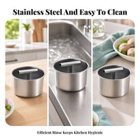 Easy to Clean Hand Press Meatball Mold Smooth Metal Cylindrical Meatball Mold Small Size