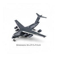 Collectible Transport Plane Die-Cast Metal Transport Plane Model Detailed Model for Collectors, Gift